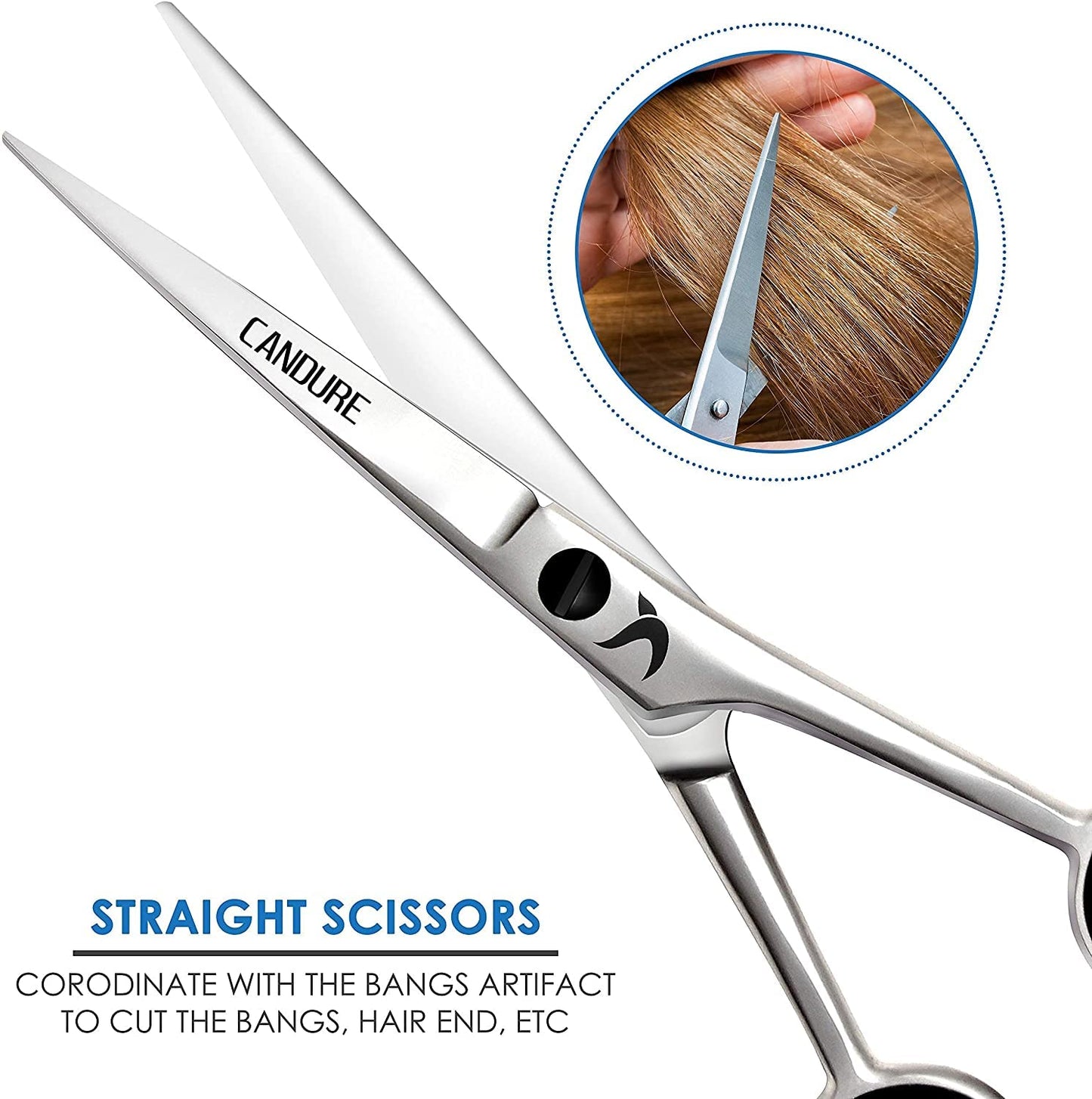 Professional Hairdressing Barber Hair Scissor, Stainless Steel Hair Cutting Shears