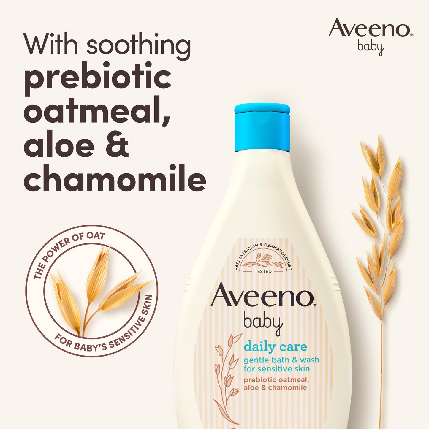 Aveeno Baby Gentle Bath Wash, 400 ml (Pack of 1)