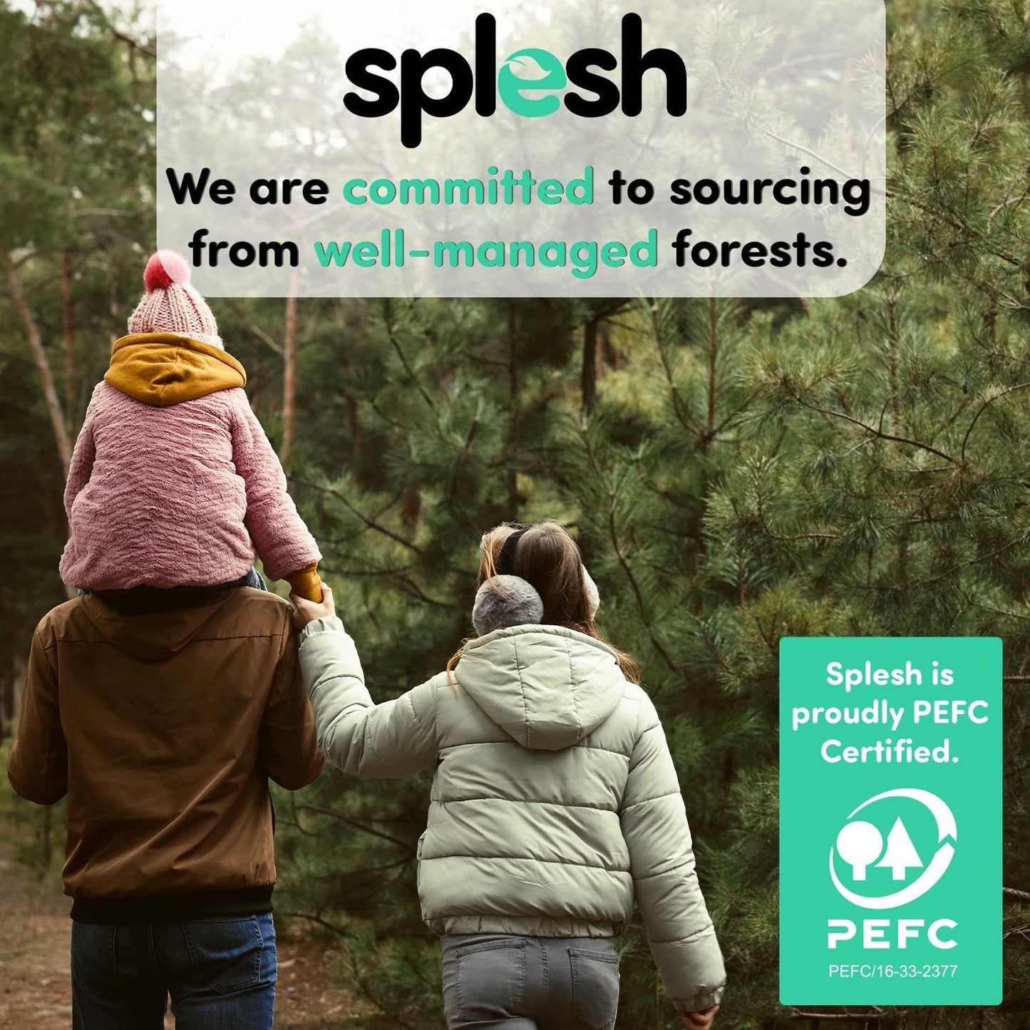 Splesh by Cusheen 3-ply Toilet Roll - Unscented (72 Pack) Soft, Quilted Bulk Toilet Rolls, Eco-Friendly Toilet Paper Sustainably Crafted in The UK