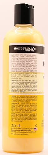 Aunt Jackies Curls & Coils TRIO BUNDLE |Oh So Clean Shampoo 355ml | Curl La La Defining Curl Custard 426 g | Quench Moisture Intensive Leave In Conditioner 355 ml