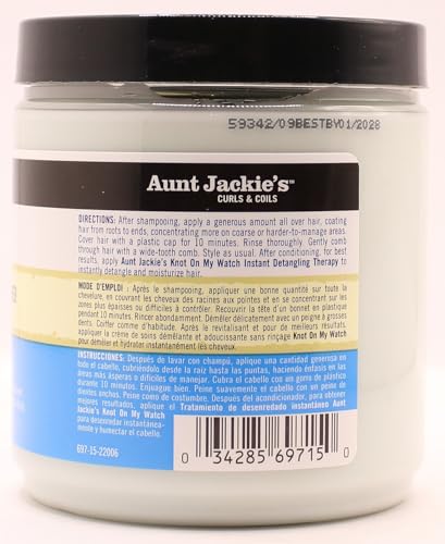 Aunt Jackies Curls & Coils Trio Bundle |Oh So Clean Shampoo 355Ml | Quench Moisture Intensive Leave In Conditioner 355 Ml | In Control Moisturizing And Softening Conditioner 426G