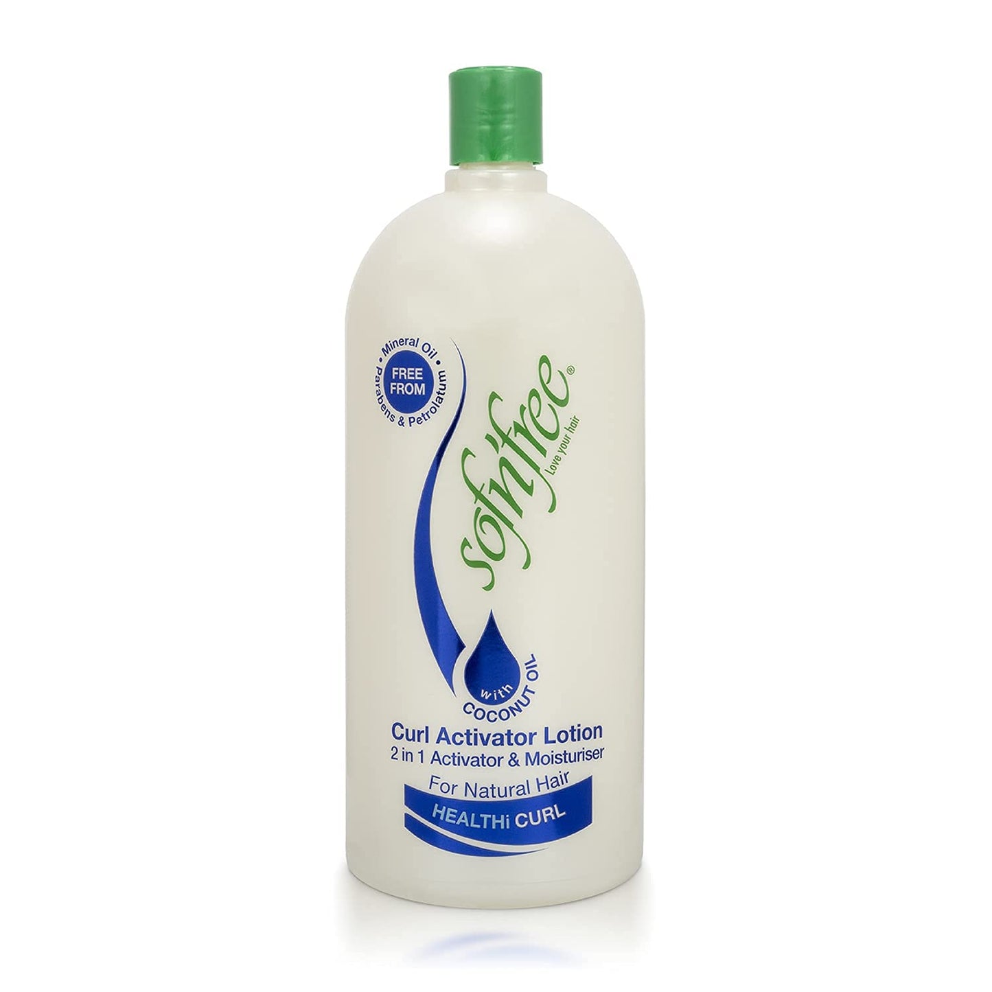 Sofn’Free Moisturizer & Curl Activator for Natural Hair, Soft Curls, and Waves 33.8 fl oz / 1000ml (1 Pack)