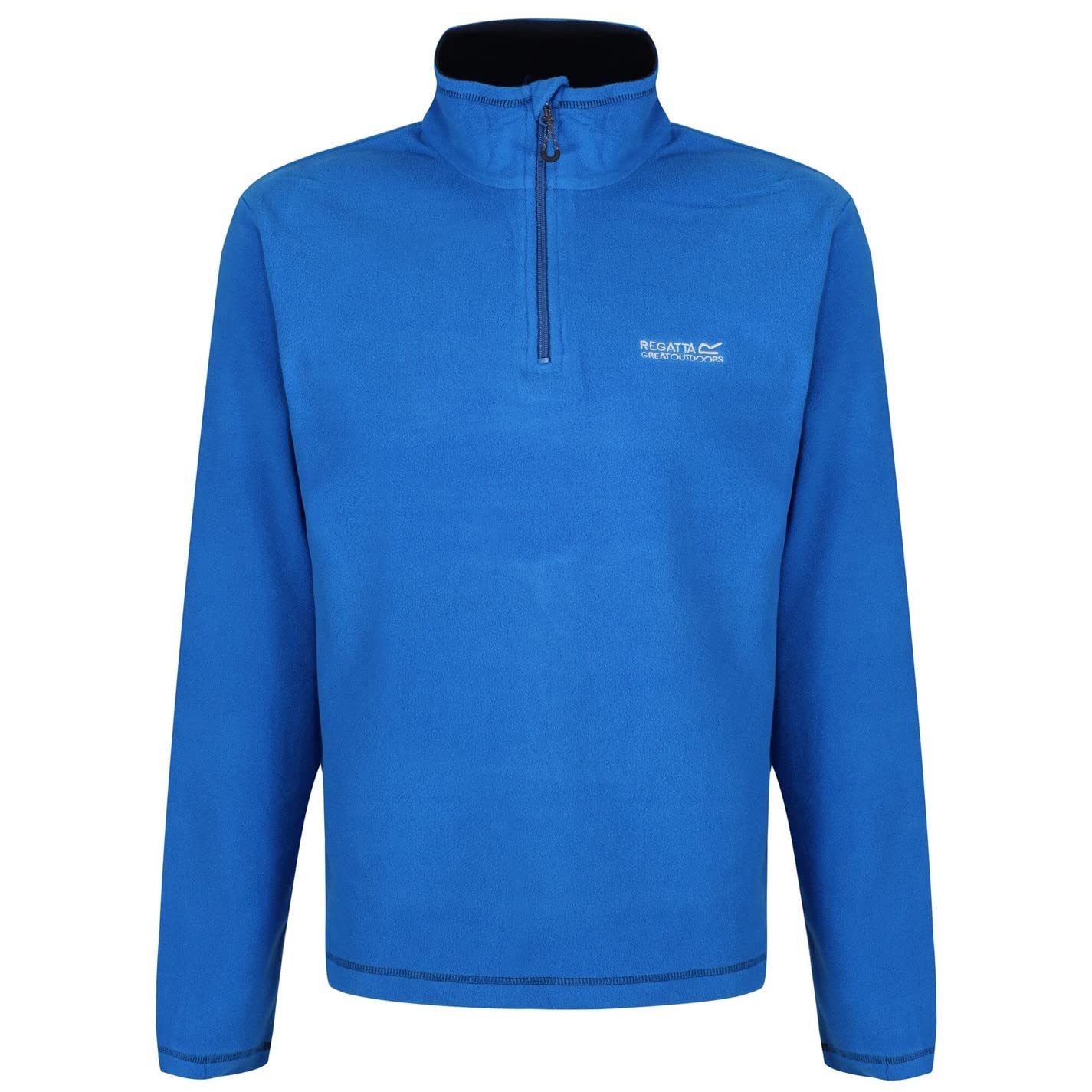 Regatta Mens Half Zip Fleece Pullover Jacket - Durable Outdoor Sports, Hiking, Cycling,Travelling, Golf, Quick Dry Extra Warm Lightweight Trekking Fleece Jacket Blue