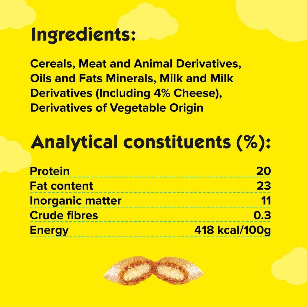 DREAMIES - Cat Treats - 12 x 60g - Multipack Biscuits - Variety Snack Box - 12 Pouches