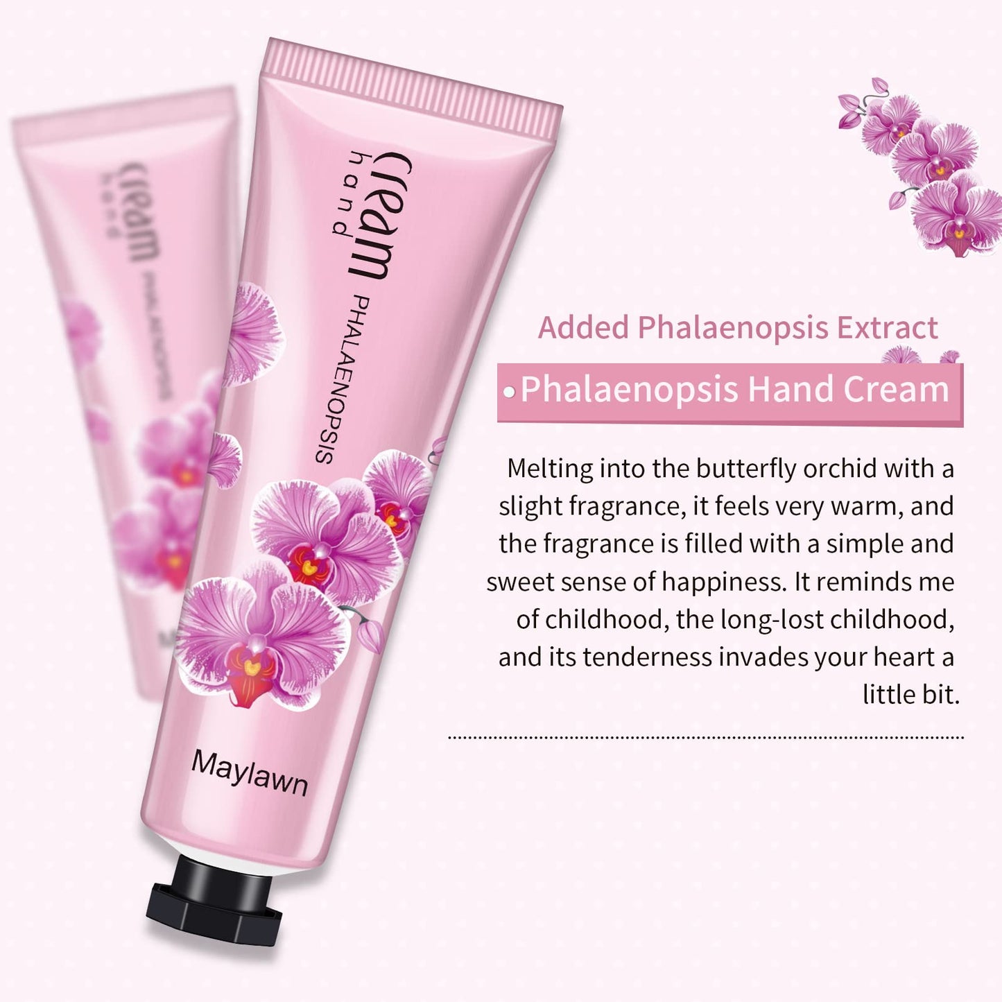 Maylawn Hand Cream, 5 x 30ml, Hand Cream Gift Sets, Vegan Friendly and Cruelty Free, Perfect for Birthday Mothers day Gifts idea For Her/Him