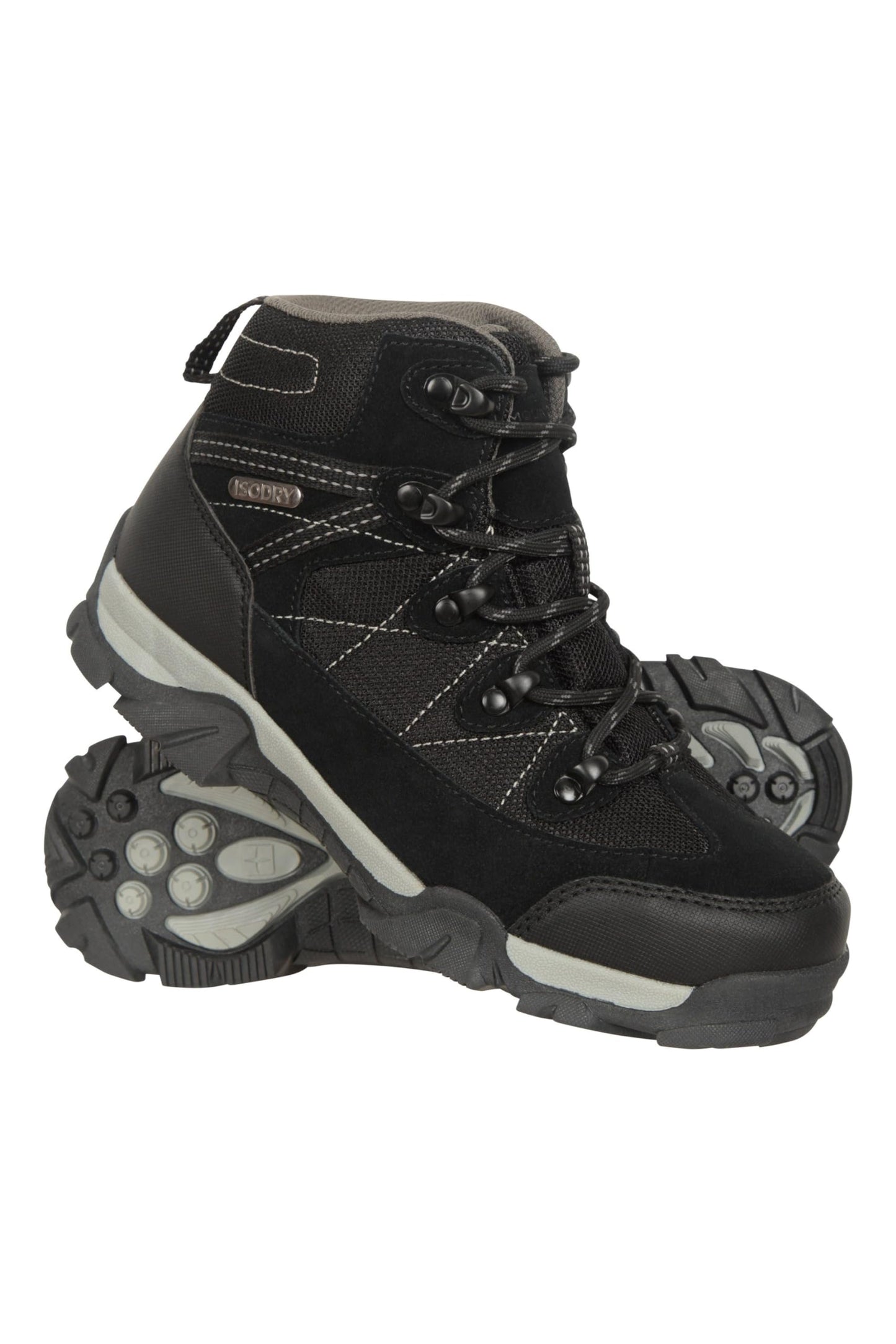 Mountain Warehouse Trail Kids Waterproof Boots - Synthetic Mesh Upper Girls & Boys Shoes, EVA Footbed, High Traction