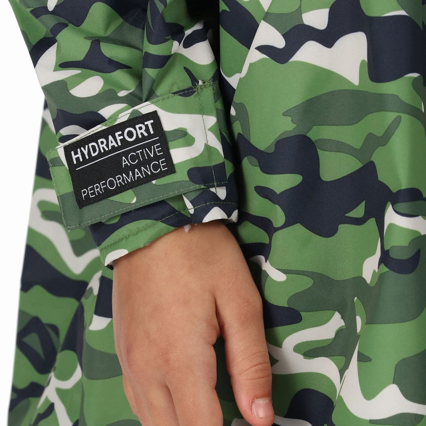 Regatta Kids Junior Waterproof Changing Robe, Borg Lined Changing Robe with Hood - Perfect for Outdoor Water Activities