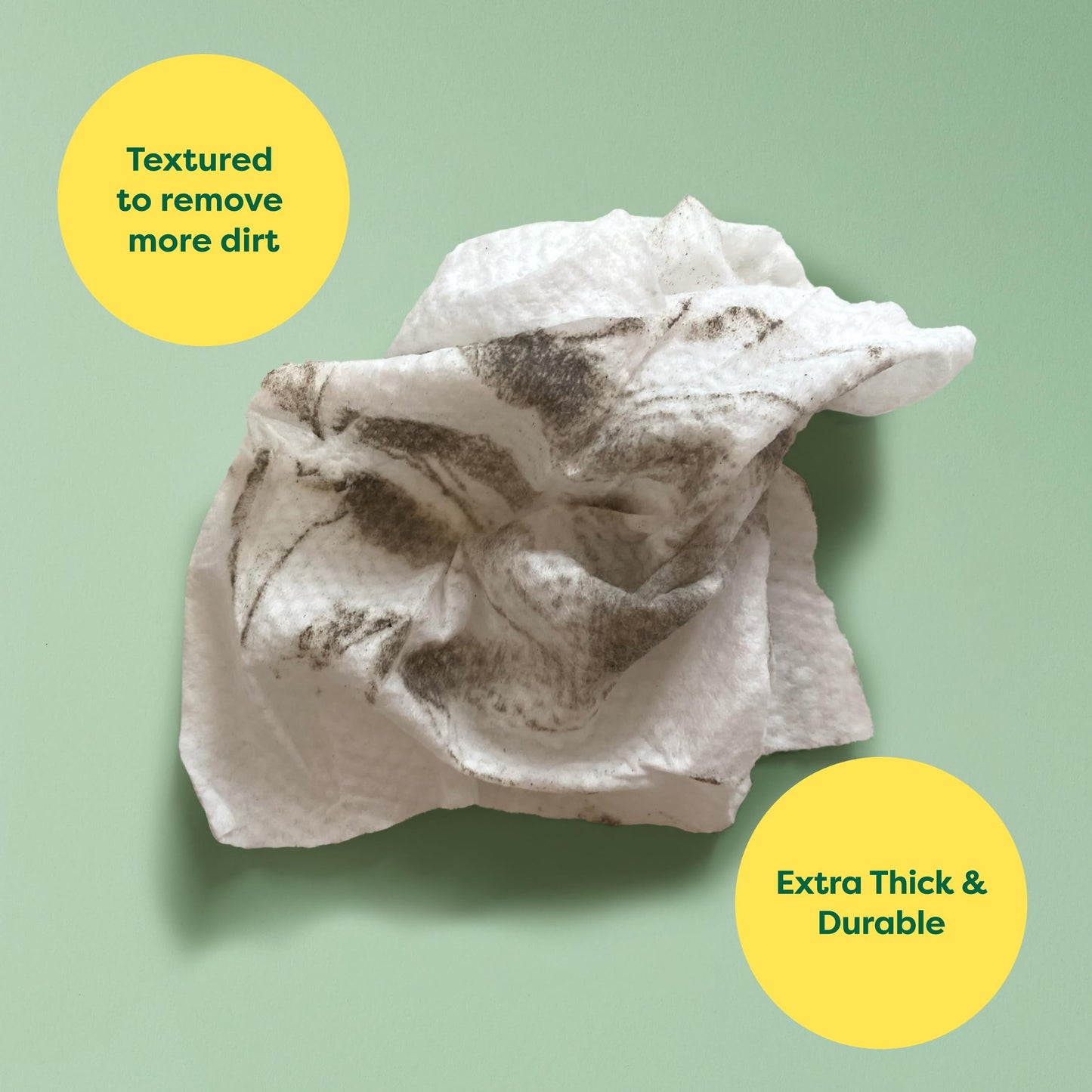 Earth Rated Dog Wipes for Dogs & Puppies, Thick Plant Based Grooming Wipes For Easy Use on Paws, Body and Bum, Lavender Scented, 100 Count