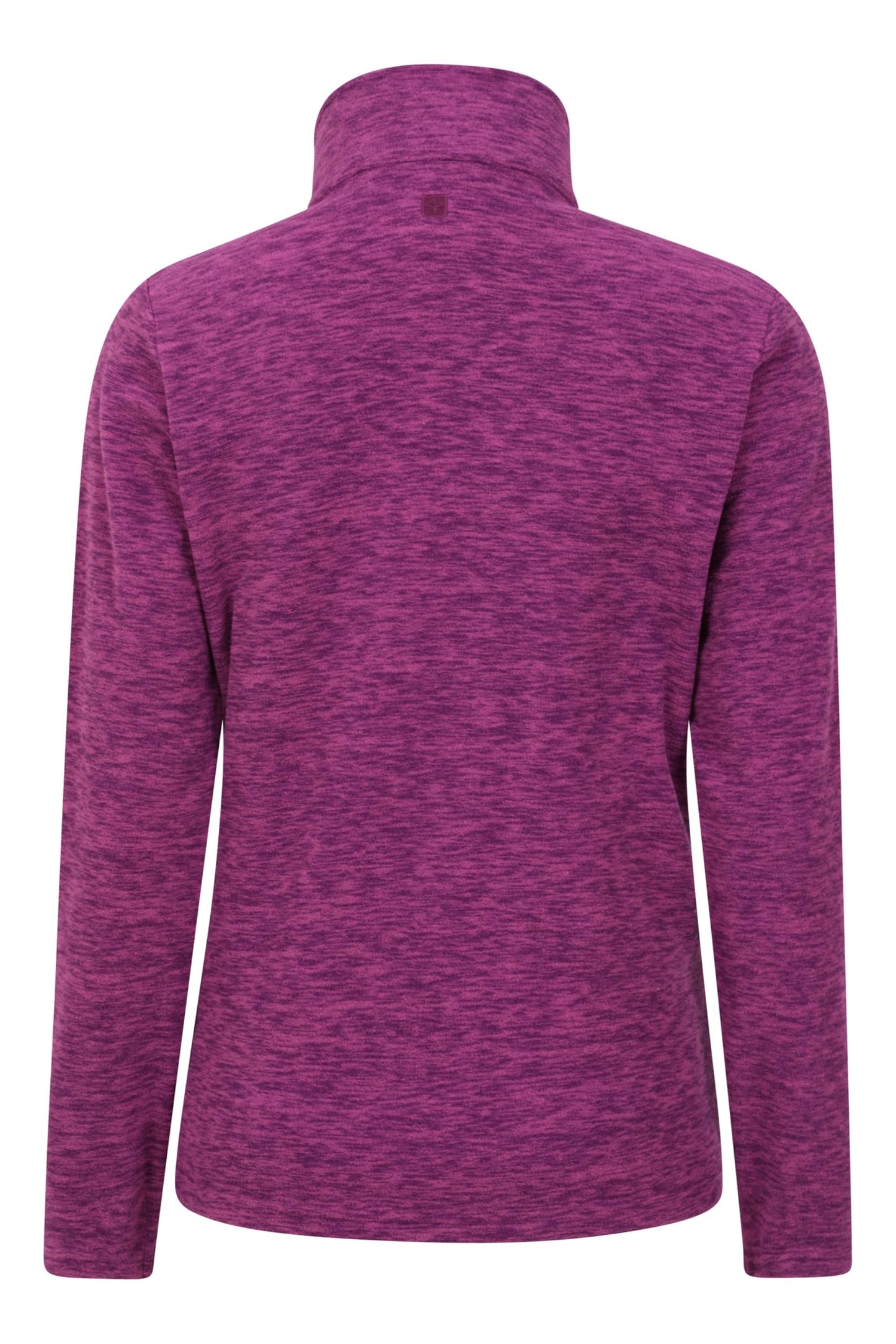Mountain Warehouse Snowdon Womens Fleece Top - Warm Pullover, Lightweight Sweater, Half Zip, Quick Drying - Travelling Grape Women's Size 14