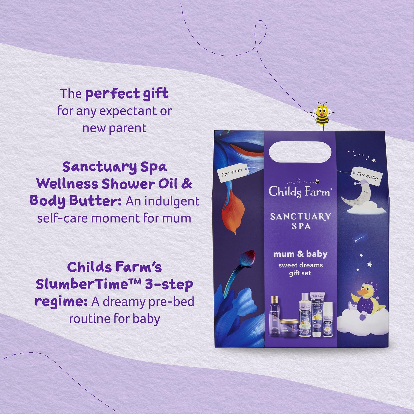 Childs Farm Mum and Baby Sweet Dreams Gift set,- Vegan and Cruelty-Free